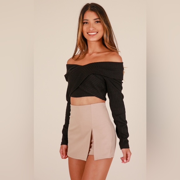 Showpo Mellow Out Skort in Blush - Picture 2 of 7